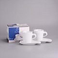 High temperature Ceramic milk and coffee mug with the handle 2