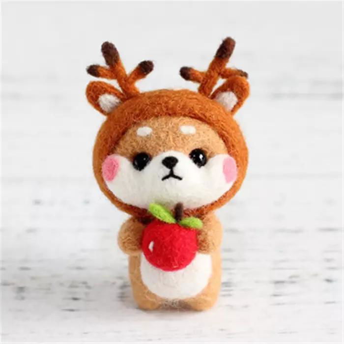 All kinds of DIY Handmade Craft Needle Felted toys  3