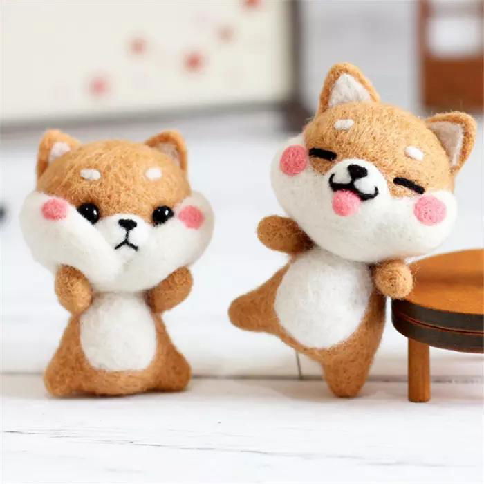 All kinds of DIY Handmade Craft Needle Felted toys  4