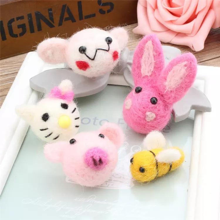 All kinds of DIY Handmade Craft Needle Felted toys  5