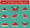 Red Christmas hat for Adults Gift Decoration For Christmas  5