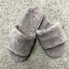 Fashionable High Quality fur wool slippers cotton slippers wool felt shoes - sli