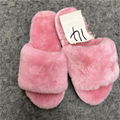 Fashionable High Quality fur wool slippers cotton slippers wool felt shoes - sli 2