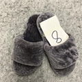 Fashionable High Quality fur wool slippers cotton slippers wool felt shoes - sli 5