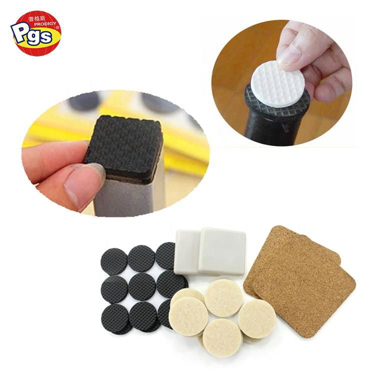 E1F20 wholesale floor protector felt pads for furniture chair legs bulk self adh 2