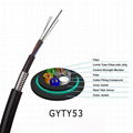 GYTY53 Double PE Sheath Direct Burial 72 Core optical fiber cable  1