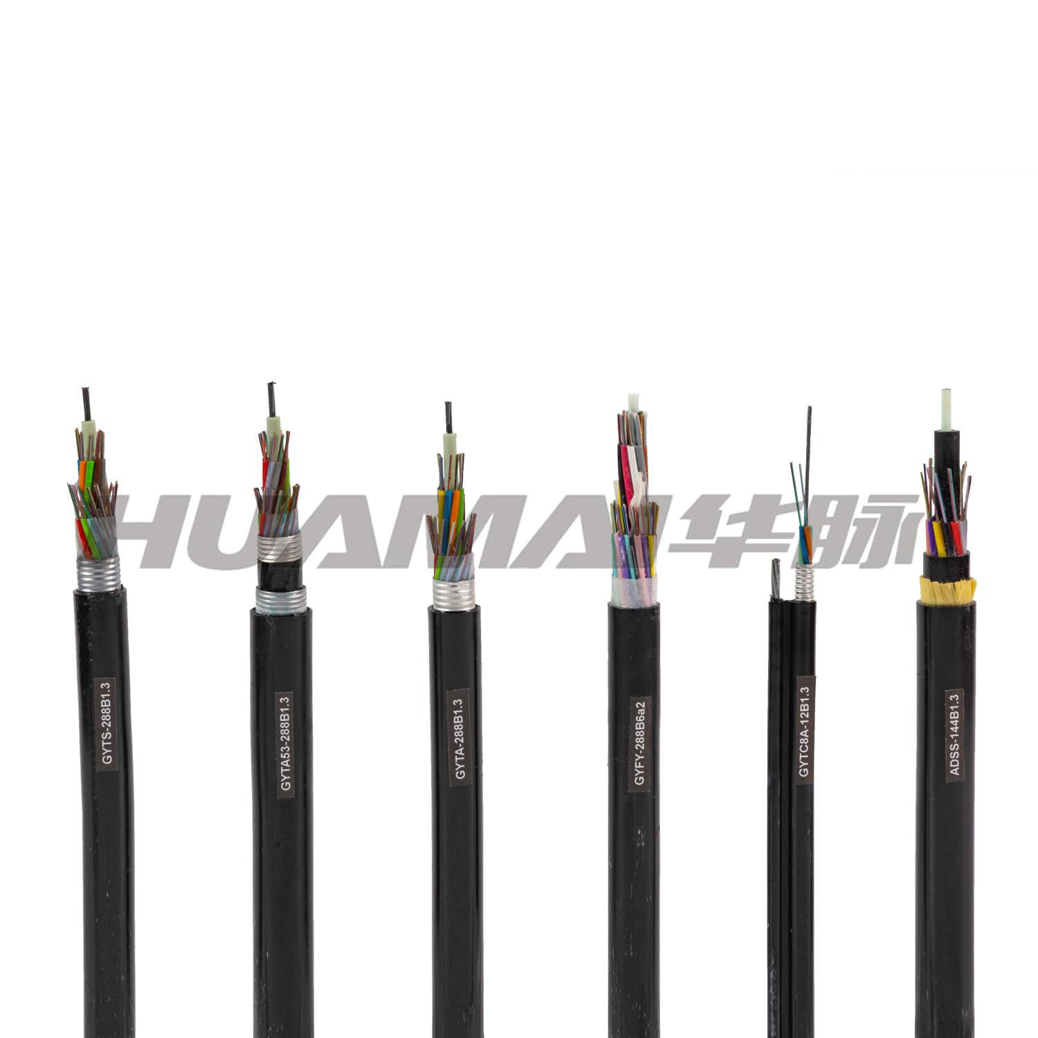 GYTY53 Double PE Sheath Direct Burial Optical Fiber Cable 4