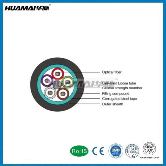 Outdoor Duct Moisture-Resistant GYTA Corrugated Aluminum Tape Fiber Optic Cable 2