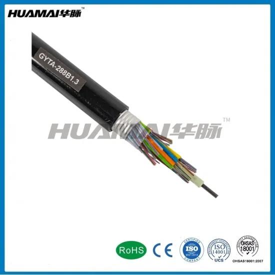 Outdoor Duct Moisture-Resistant GYTA Corrugated Aluminum Tape Fiber Optic Cable 4