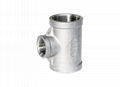 REDUCER TEE  Stainless Steel Tee factory  Threaded Fittings 1