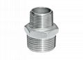 REDUCER HEX NIPPLE Thread Reducer Hexagon Nipple  Stainless Steel Wedling Nipple 1
