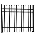 Hot selling galvanized steel palisade spear top metal fence 1