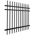 Hot selling galvanized steel palisade spear top metal fence 4