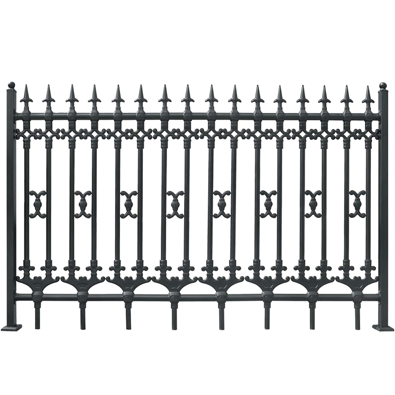 High quality custom cheap garden fence iron gate fence 5