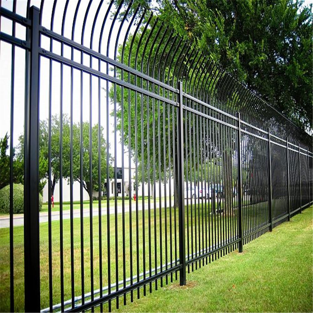 Zinc steel backyard garden fence steel security fence