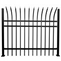 Zinc steel backyard garden fence steel security fence 5