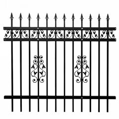 Good price house fence designs aluminum fence