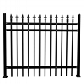 Powder coated safety pipe pool fence