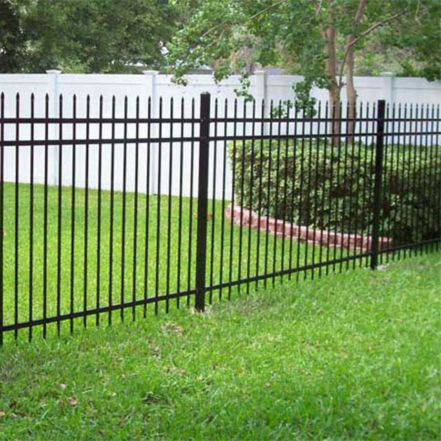 Zinc steel prefabricated steel fence garden fence