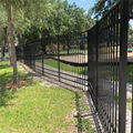 Zinc steel prefabricated steel fence garden fence 3
