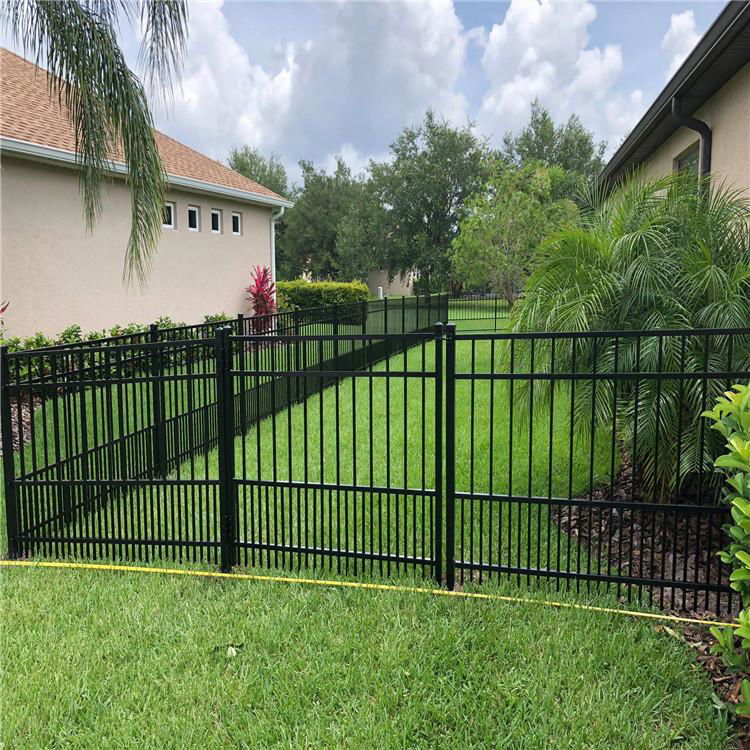 Zinc steel prefabricated steel fence garden fence 4