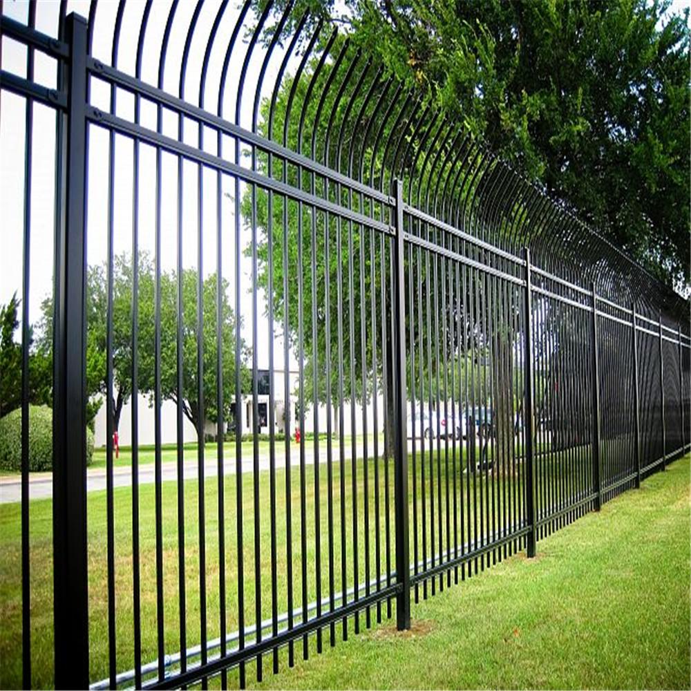 Galvanized steel safety fence modern metal fence panels