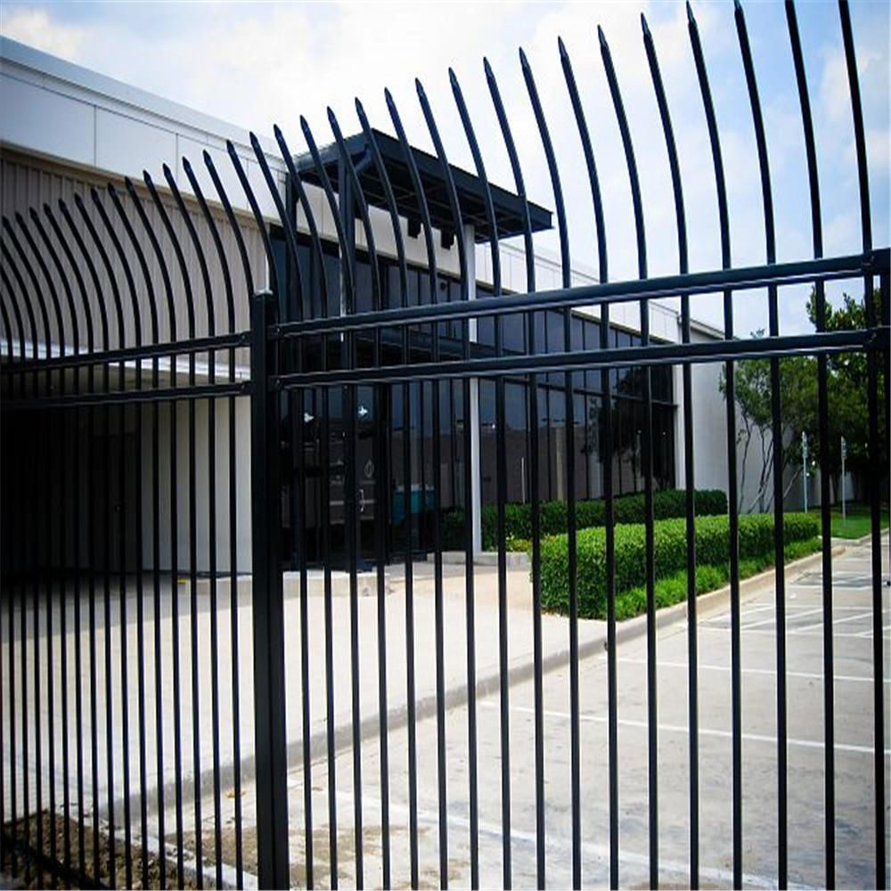 Galvanized steel safety fence modern metal fence panels 2