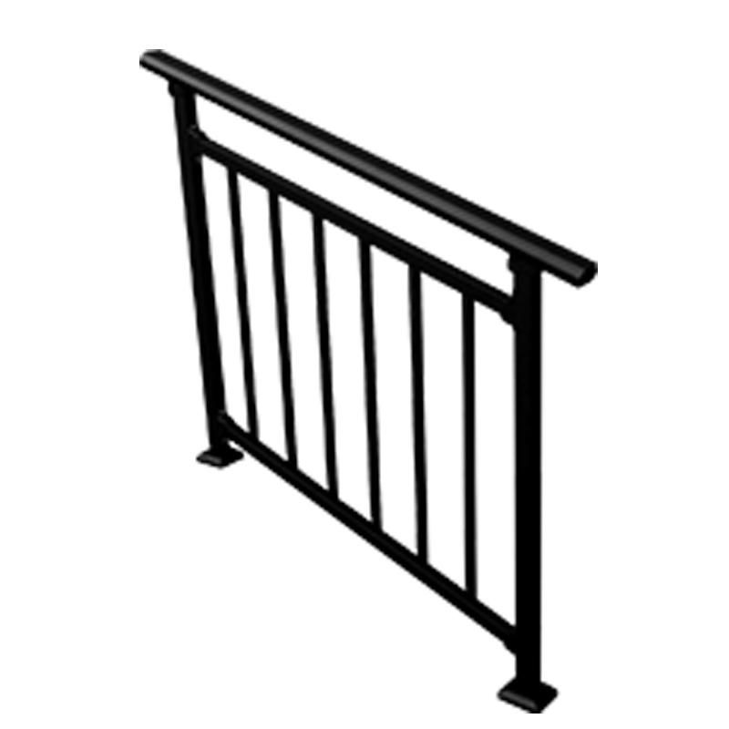 House decoration wrought iron steel Modern design for balcony railing 3