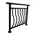 Galvanized steel balcony railing design     2