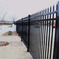 Powder Coated metal fence steel palisade fence designs 4