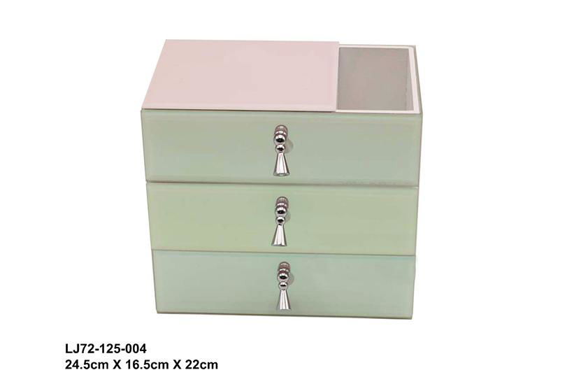 Glass Multi-layer jewelry box