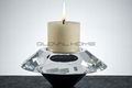 Various Size Shining Crystal Candle Holder Glass Candlestick For Wedding 2