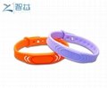 Adjustable 13.56Mhz RFID Silicone Wristband M1 Chip 