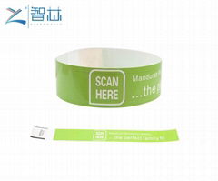 Factory Price Colorful Tyvek NTAG 213 NFC Wristband Water Proof