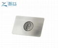 Stainless Steel Matt Black Metal Business Card