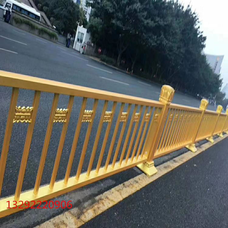 厂家直销北京长安街金色护栏 市政道路隔离黄金护栏 4
