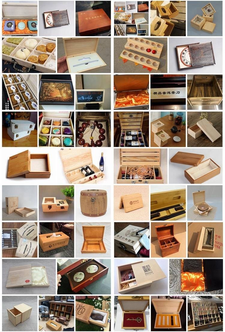 廠家定製木質包裝盒胡桃木盒竹木盒收納盒 2