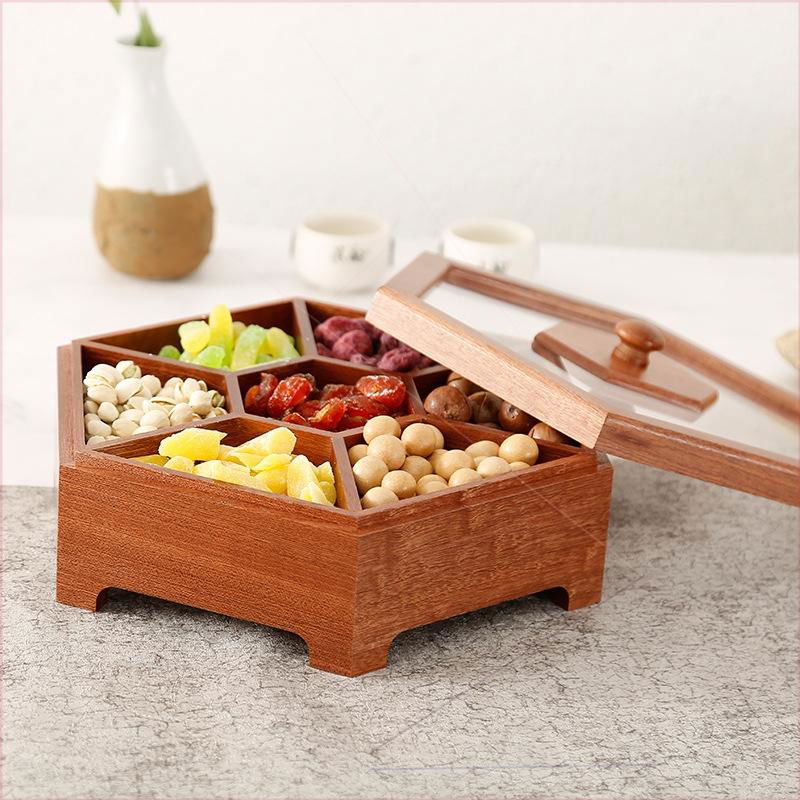 中式食盒定製手提木盒實木多層收納盒 2