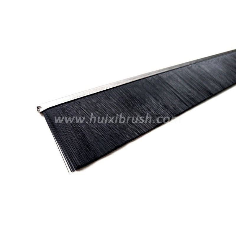 Aluminum profile door bottom nylon bristle brush strip  2