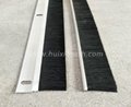Aluminum profile door bottom nylon bristle brush strip 