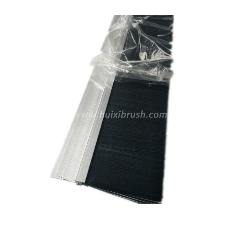 Aluminum profile door bottom nylon bristle brush strip  5