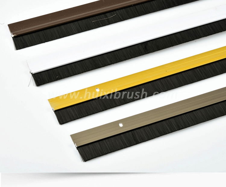 door bottom nylon bristle strip brush seal 2