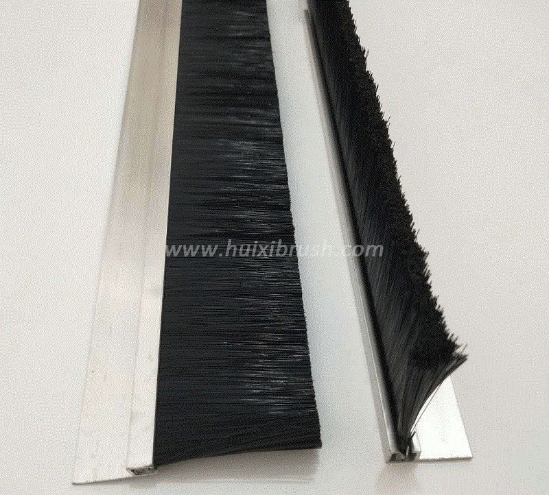 door bottom nylon bristle strip brush seal 4