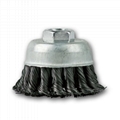Power Tool Stainless Steel Knotted Wire Cup Brush 3