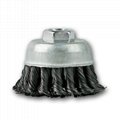 Power Tool Stainless Steel Knotted Wire Cup Brush