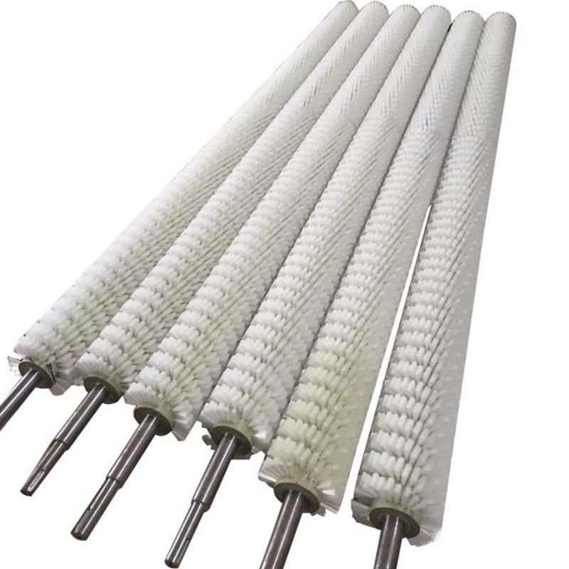 Cylindrical Fruit Vegetable Panel Cleaning Roller Brush 2