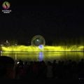 2016 Kazakhstan 180m*30m Amazing Big O Show Musical Water Fountain with Laser 4