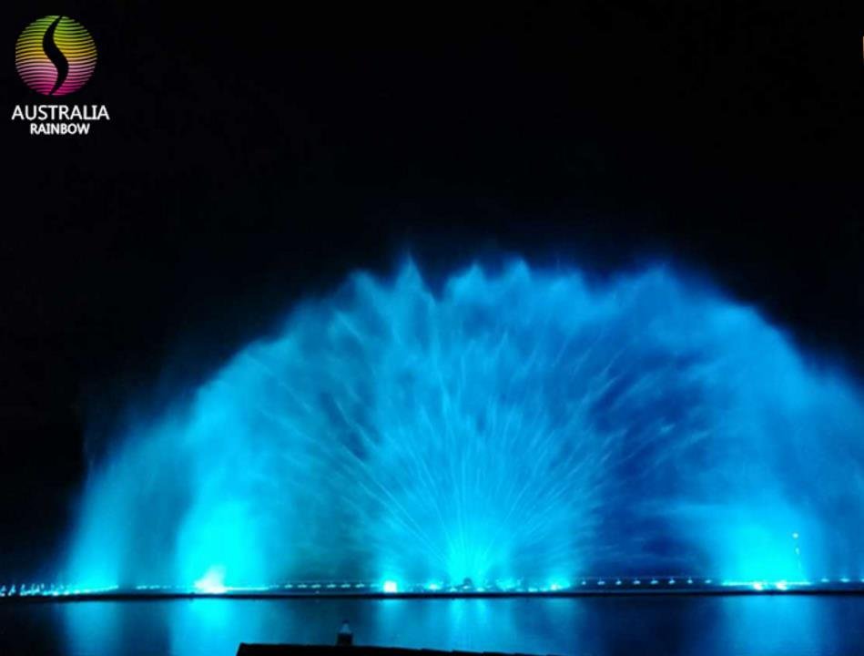 2017 India Dal Lake Digital Water Screen Movie Fountain with Laser 4