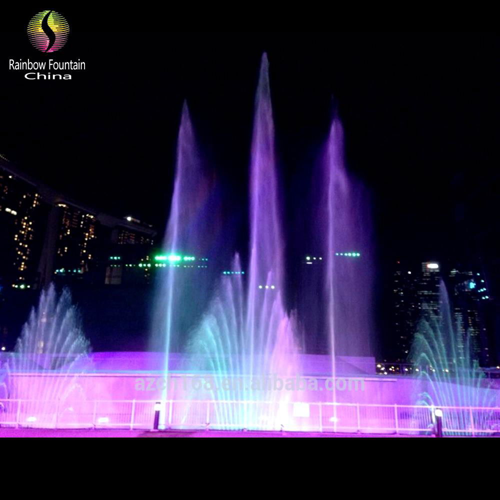 Singapore National Day Celebration Outdoor Music Dancing Water Fountain Show 2