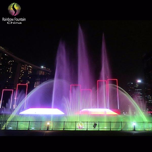 Singapore National Day Celebration Outdoor Music Dancing Water Fountain Show 4